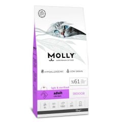 Molly Düşük Tahıllı Hipoalerjenik Tavuklu Kısırlaştırılmış Kedi Maması 15 Kg