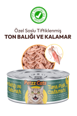 PetzzCats Ton Balıklı Karışık Konserve Kedi Maması 1 Adet 4x70 Gr