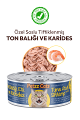 PetzzCats Ton Balıklı Karışık Konserve Kedi Maması 1 Adet 4x70 Gr