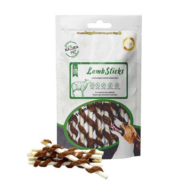 Eco Natura Kuzu Eti Sargılı Kemik Köpek Ödülü 100 Gr