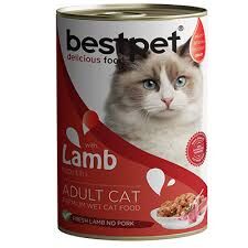 Bestpet Kuzu Etli Konserve Yetişkin Kedi Maması 400 gr