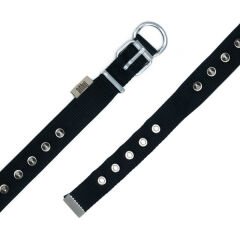 Doggie Comfort Dokuma Çivili Köpek Boyun Tasması Large Siyah 2.5x42-50 Cm