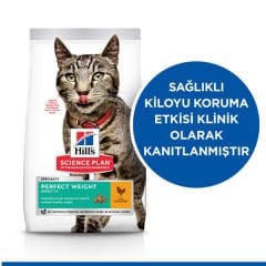 Hills Adult Perfect Weight Tavuklu Yetişkin Kedi Maması 2.5 Kg