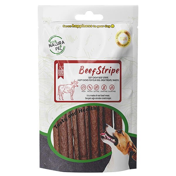 Eco Natura Biftek Şeritleri Yumuşak Köpek Ödülü 100 Gr