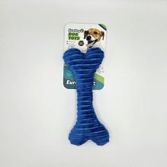 Euro Dog Peluş Kemik Köpek Oyuncağı Mavi 24x10 Cm