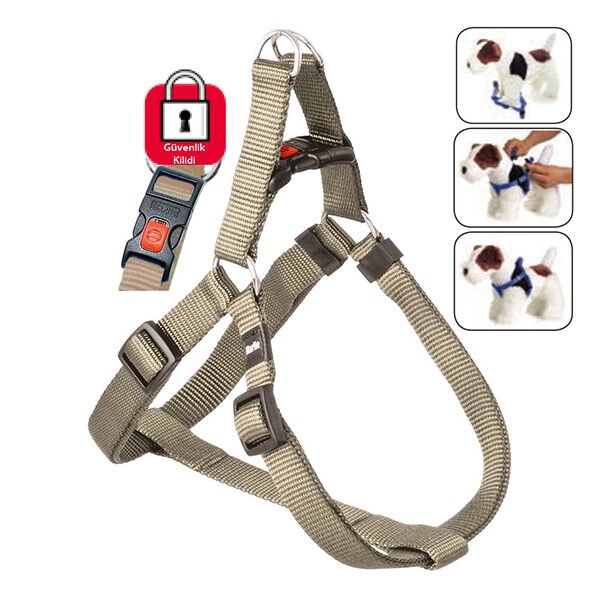 Karlie Basic Köpek Göğüs Tasması Small Bej 25-45 Cm