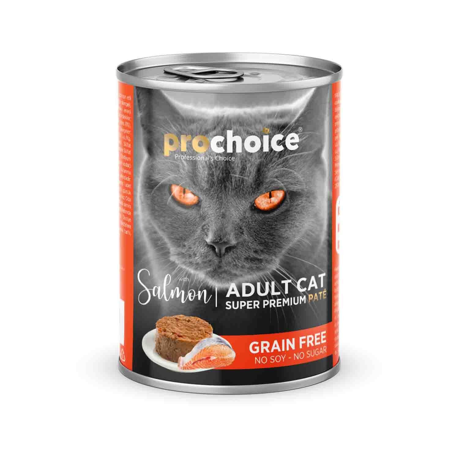 Prochoice Somonlu Yetişkin Kedi Konservesi 400 gr
