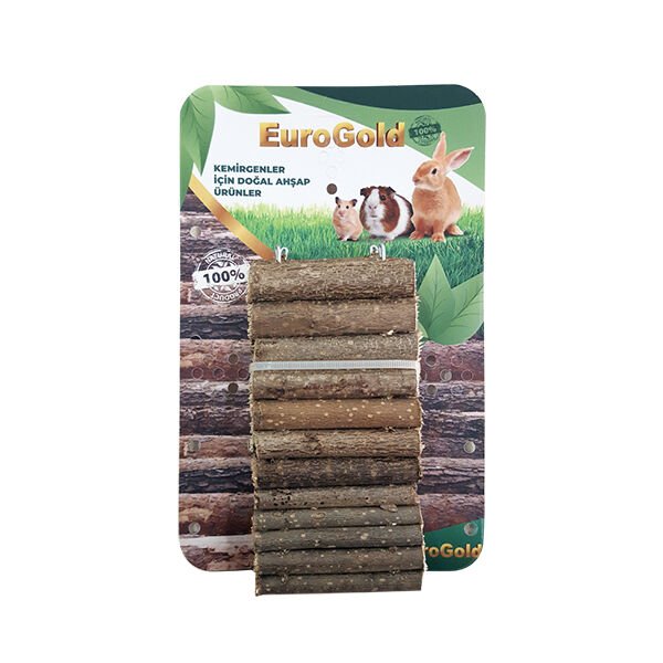 Euro Gold Doğal Ahşap Kemirgen Tüneli 7x30 Cm
