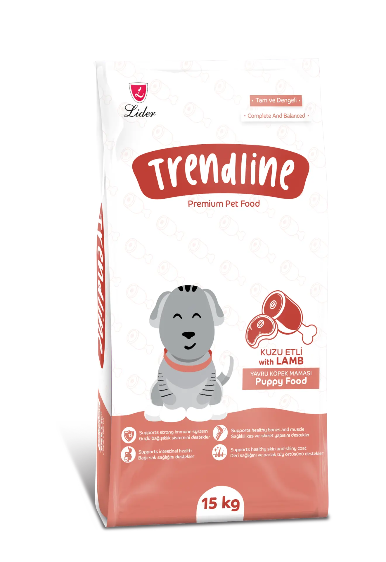 Trendline Kuzu Etli Yavru Köpek Maması 15 Kg