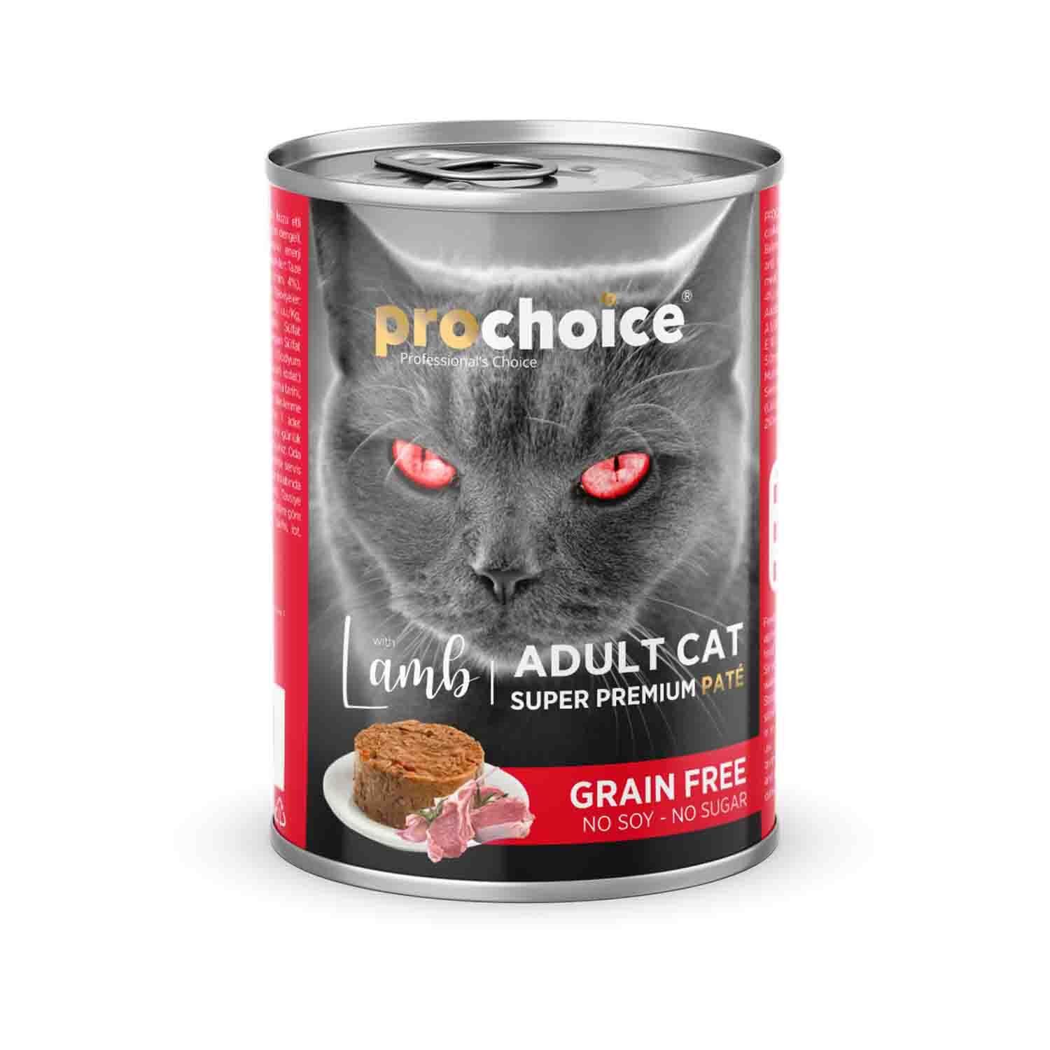 Prochoice Kuzulu Yetişkin Kedi Konservesi 400 gr
