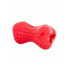 Rogz Toyz Yumz Treat Diş Bakım ve Çiğneme Plastik Köpek Oyuncağı Kırmızı Medium 11.5 Cm