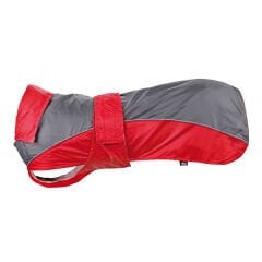 Trixie Köpek Yağmurluğu Gri/Kırmızı Medium 50 Cm