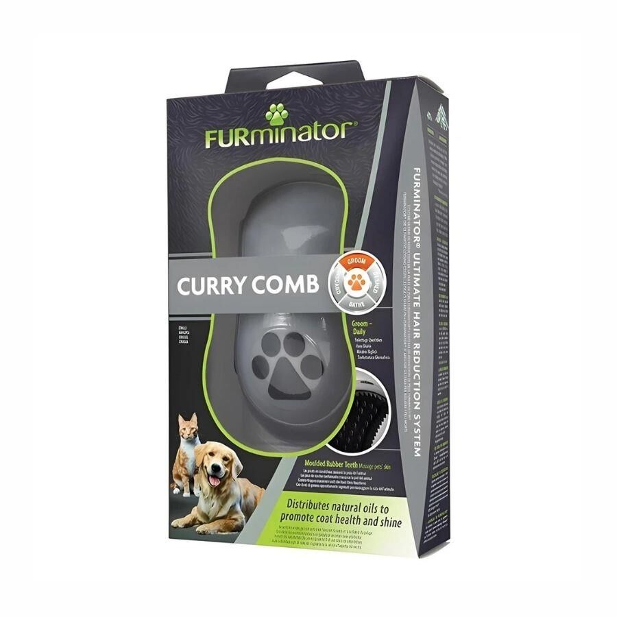 Furminatör Curry Kedi Köpek Masaj ve Yıkama Fırçası