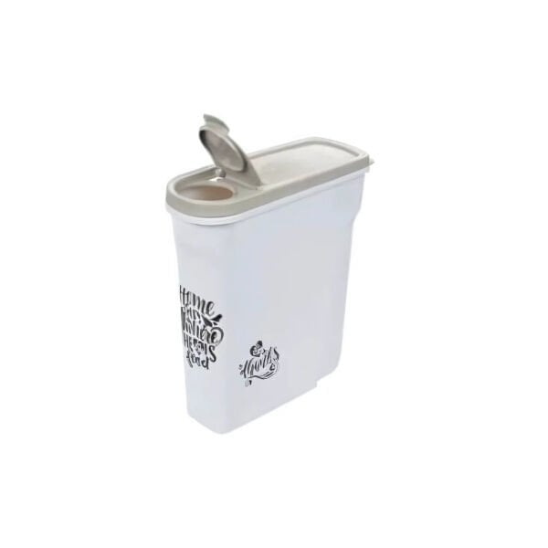 Moderna Trendy Story Pet Wisdom Plastik Kedi ve Köpek Mama Saklama Kabı 26.1x10.4x30.2 Cm 5 Lt