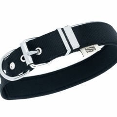 Doggie Comfort Dokuma Çivili Köpek Boyun Tasması Large Siyah 3x47-55 Cm