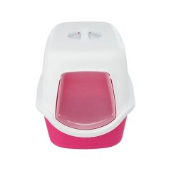 Trixie Litter Tray Kapalı Kedi Tuvaleti Beyaz/Lime Sarı 40x40x56 Cm