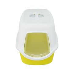 Trixie Litter Tray Kapalı Kedi Tuvaleti Beyaz/Pembe 40x40x56 Cm