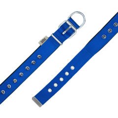 Doggie Comfort Dokuma Çivili Köpek Boyun Tasması Large Mavi 3x47-55 Cm