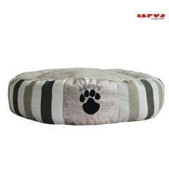 Lepus Yumuşak Dolgulu Peluş Simit Kedi Yatağı Yeşil 57x16 Cm