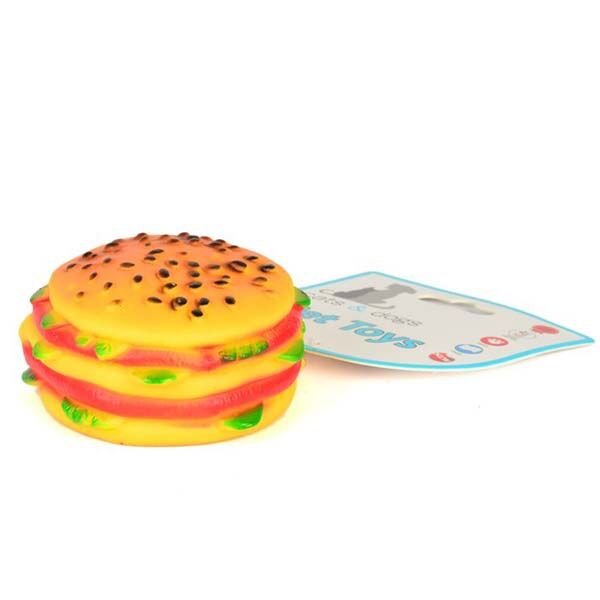 Petpretty Zm-3016 Yuvarlak Hamburger Köpek Oyuncağı