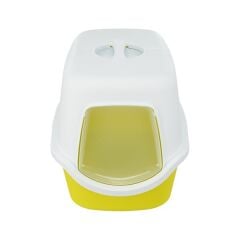 Trixie Litter Tray Kapalı Kedi Tuvaleti Beyaz/Yeşil 40x40x56 Cm