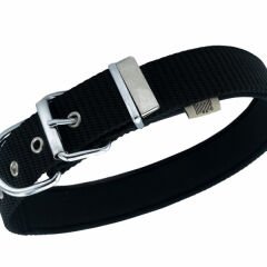 Doggie Comfort Dokuma Çivili Köpek Boyun Tasması Small Siyah 4x47-55 Cm