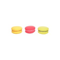 Flamingo Vinly Toy Macaron Şekilli Köpek Oyuncağı 7 Cm 64 Adet