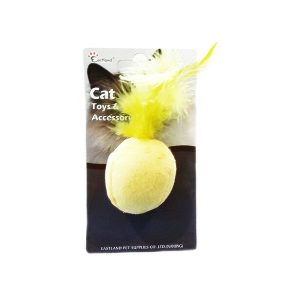 Eastland Tüylü Yumuşak Top Kedi Oyuncağı 5 Cm