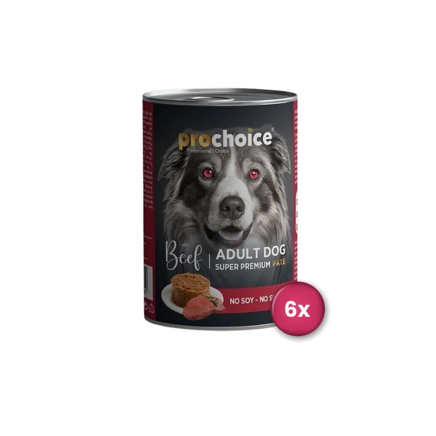 Prochoice Biftekli Yetişkin Köpek Konservesi 400 gr X 6 Adet