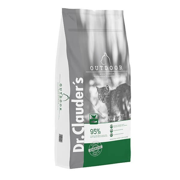 Dr.Clauders Adult High Premium Tavuk ve Balıklı Aktif Hareketli Yetişkin Kedi Maması 10 Kg