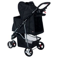 Trixie Köpek ve Kedi Arabası Siyah 47x100x80 Cm