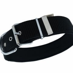 Doggie Comfort Dokuma Çivili Köpek Boyun Tasması Small Siyah 5x50-60 Cm