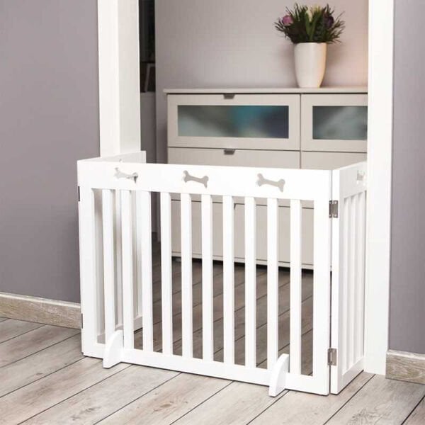 Trixie Köpek Bariyeri 3 Parça Beyaz 82-124x61 Cm