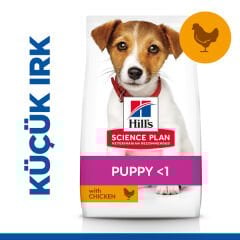 Hills Puppy Small & Miniature Tavuklu Küçük Irk Yavru Köpek Maması 3 Kg