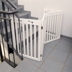 Trixie Köpek Bariyeri 4 Parça Beyaz 60-160x75 Cm