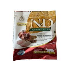 N&D Ancestral Grain Adult Tavuk ve Narlı Kısırlaştırılmış Kedi Maması 50 Gr