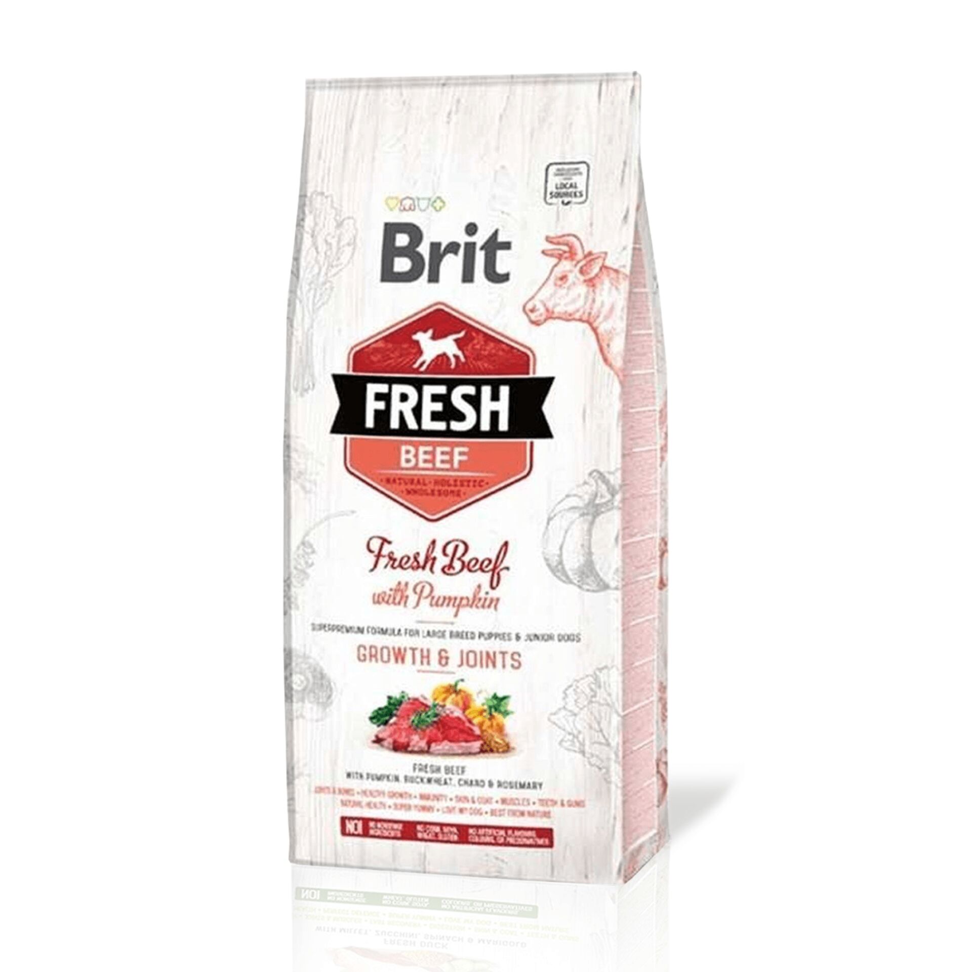 Brit Fresh Sığır Etli ve Balkabaklı Yavru Köpek Maması 2.5 Kg