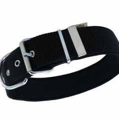 Doggie Comfort Dokuma Çivili Köpek Boyun Tasması Large Siyah 5x60-70 Cm