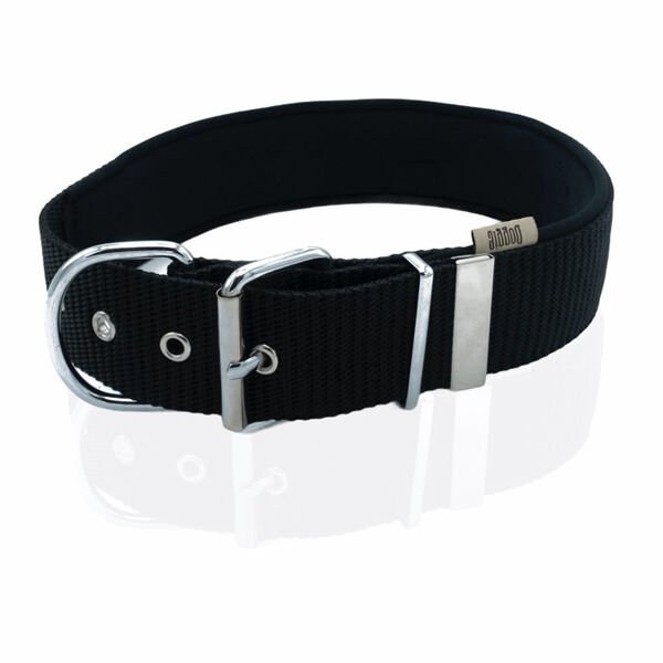 Doggie Comfort Dokuma Çivili Köpek Boyun Tasması Large Siyah 5x60-70 Cm