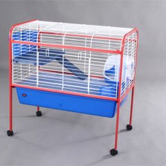 Dayang Tekerlekli Ayaklı Tavşan Kafesi 88x54x91 Cm