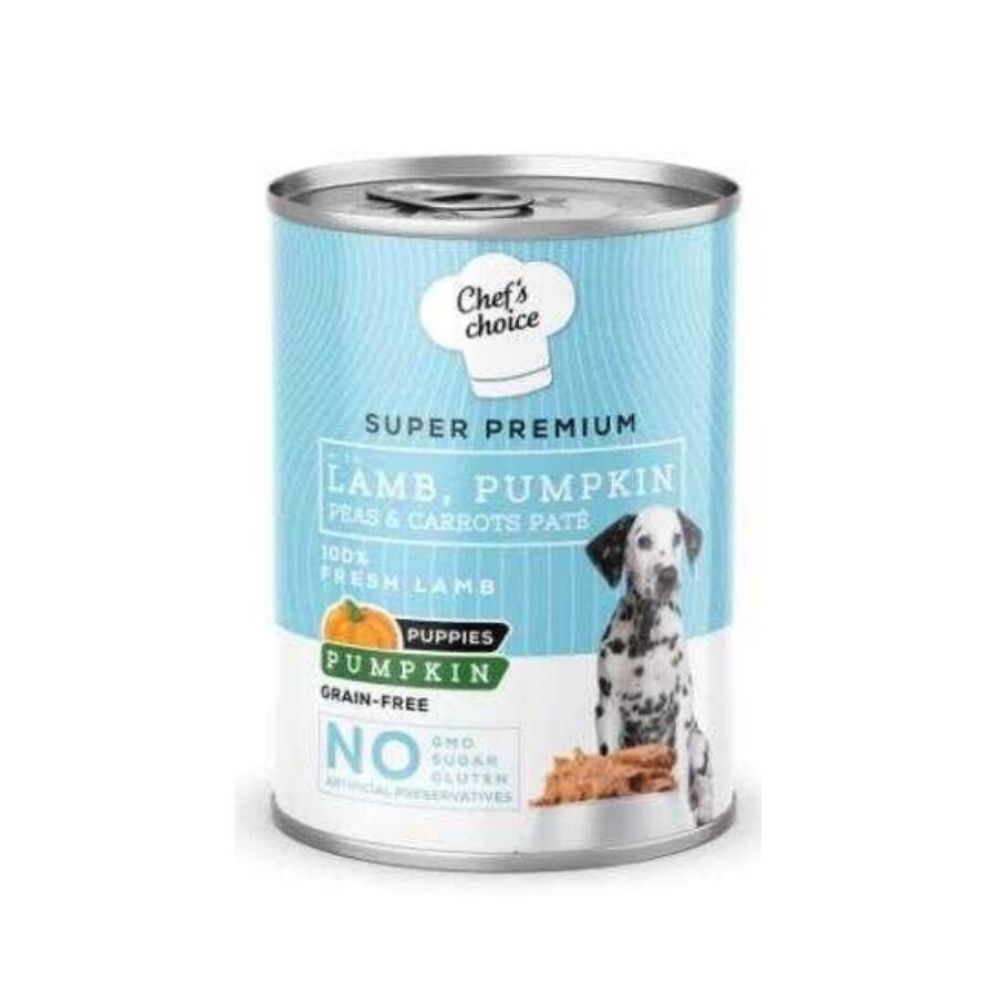 Chef's Choice Kuzulu ve Bal Kabaklı Tahılsız Ezme Yavru Köpek Konservesi 400 gr