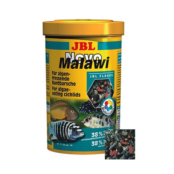 Jbl Novomalawi Ciklet Balığı Bitkisel Pul Balık Yemi 250 Ml