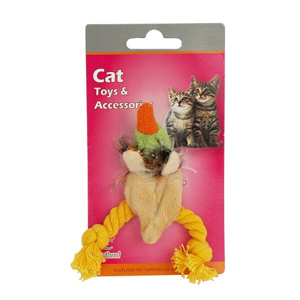 Eastland İp Peluş Ördek Kedi Oyuncağı 7 Cm
