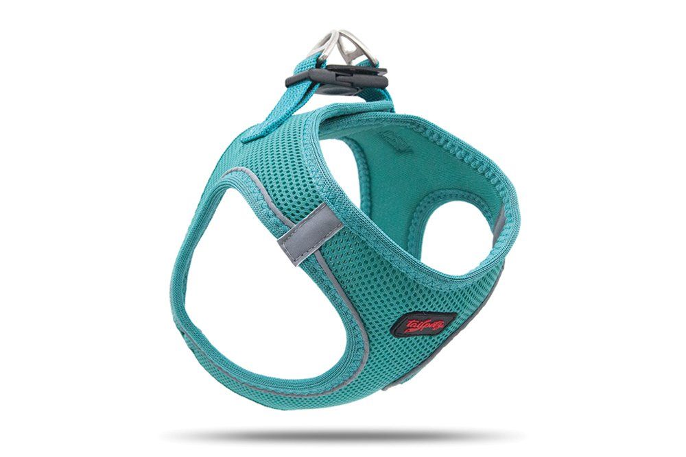 Tailpetz Air Mesh Harness Köpek Göğüs Tasması (L) Emerald