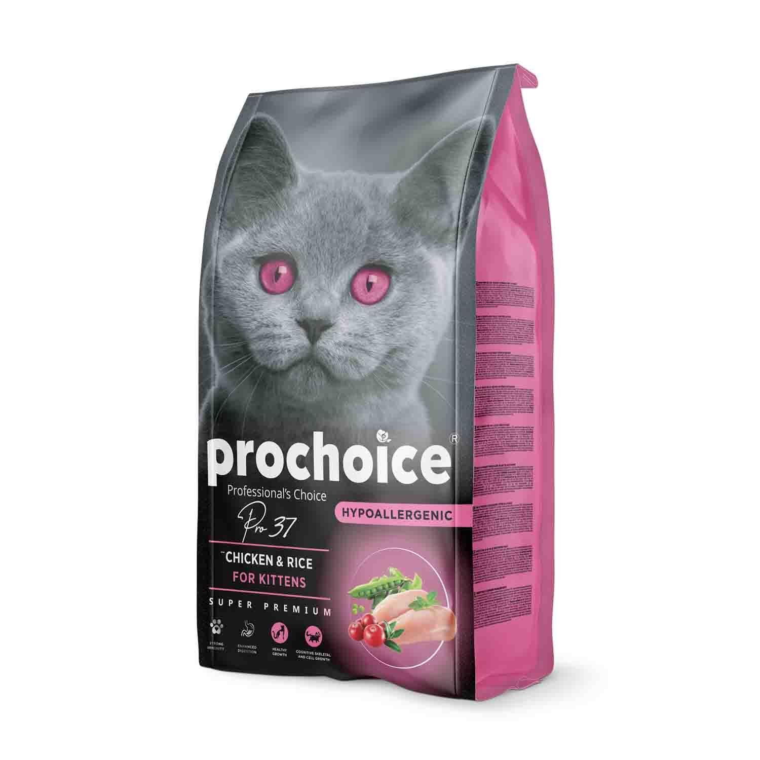 Prochoice Pro 37 Tavuklu ve Pirinçli Yavru Kedi Maması 2 kg
