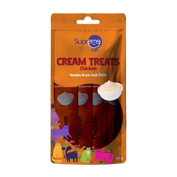 Supreme Cat Tavuklu Sıvı Kedi Ödül Maması 4x14 Gr