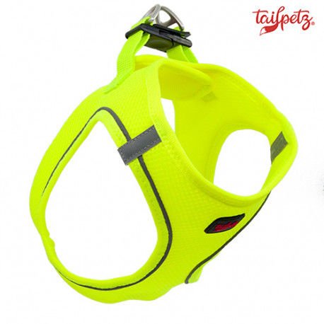 Tailpetz Air Mesh Köpek Göğüs Tasması (M) Neon Lime