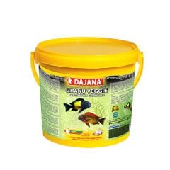 Dajana Granu Veggie Garlic Akvaryum Balık Yemi 10 Lt 5 Kg