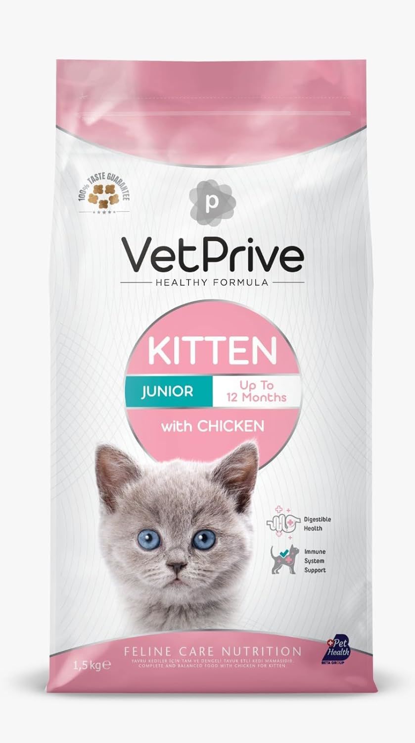 Vet Prive Kitten Tavuklu Yavru Kedi Maması 1.5 Kg