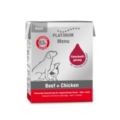 Platinum Sığır Etli ve Tavuklu Köpek Yaş Maması 375 Gr